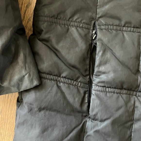 Liz Claiborne Black Down Puffer Coat S - Picture 2 of 7